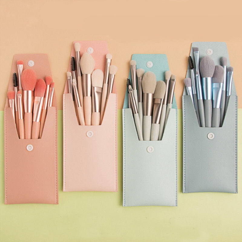 8 Pcs Cosmetics Foundation Blending Makeup Brush Set