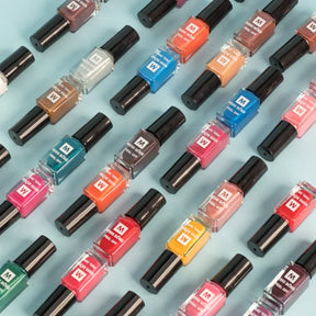 Pack Of 12 Peel Off Nail Paints / Nail Polish – Multicolor