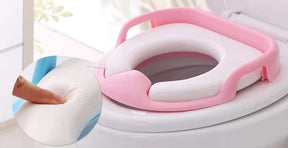 PVC padded children's toilet seat portable auxiliary infant toilet toilet training toilet seat for male and female babies